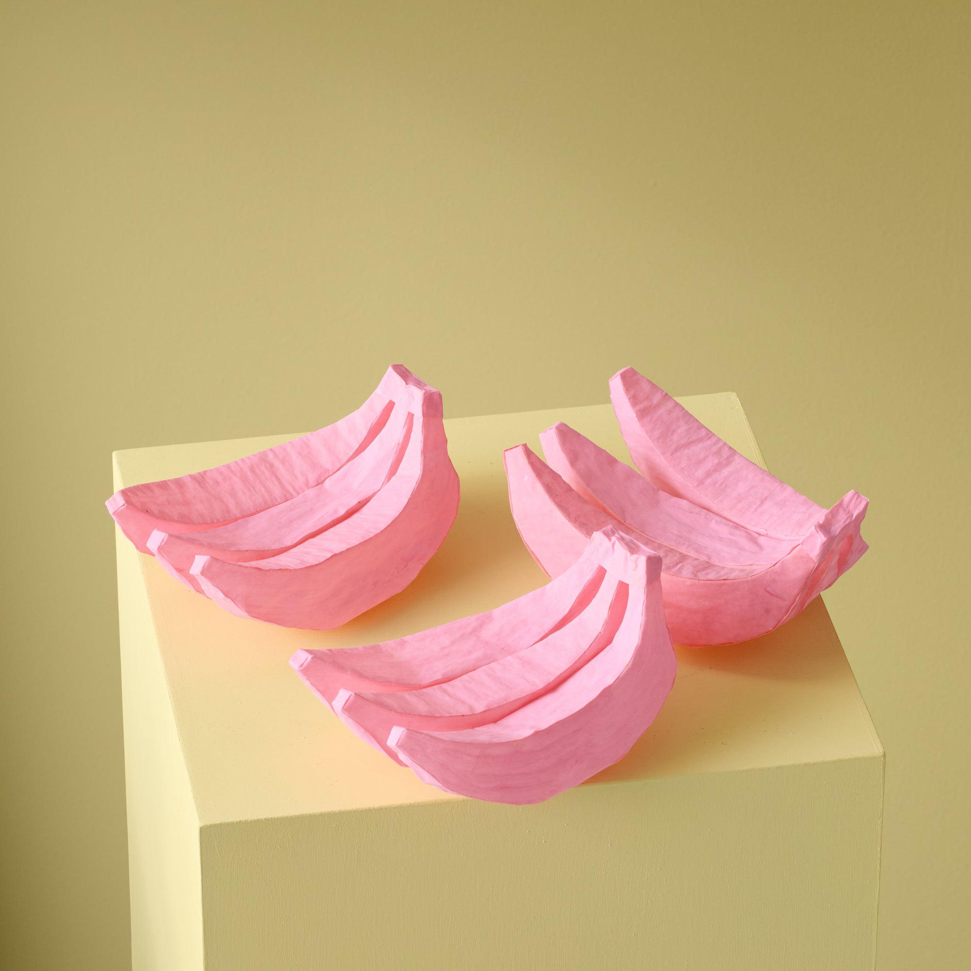 Pink Bunch of Bananas made from Paper by Momoca